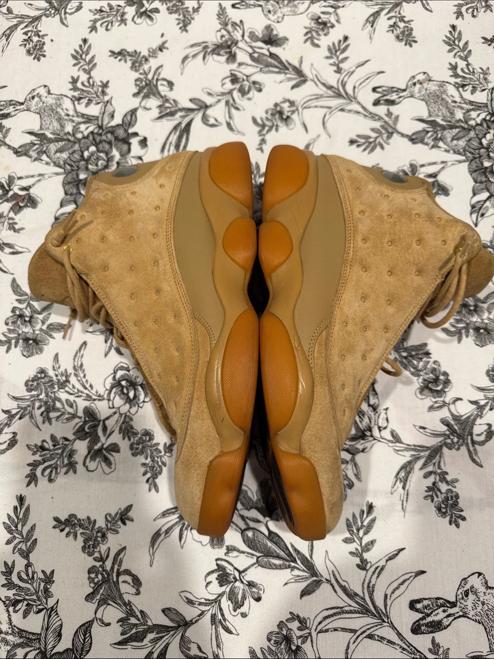 Jordan Men’s Suede Sneakers in Wheat/Tan